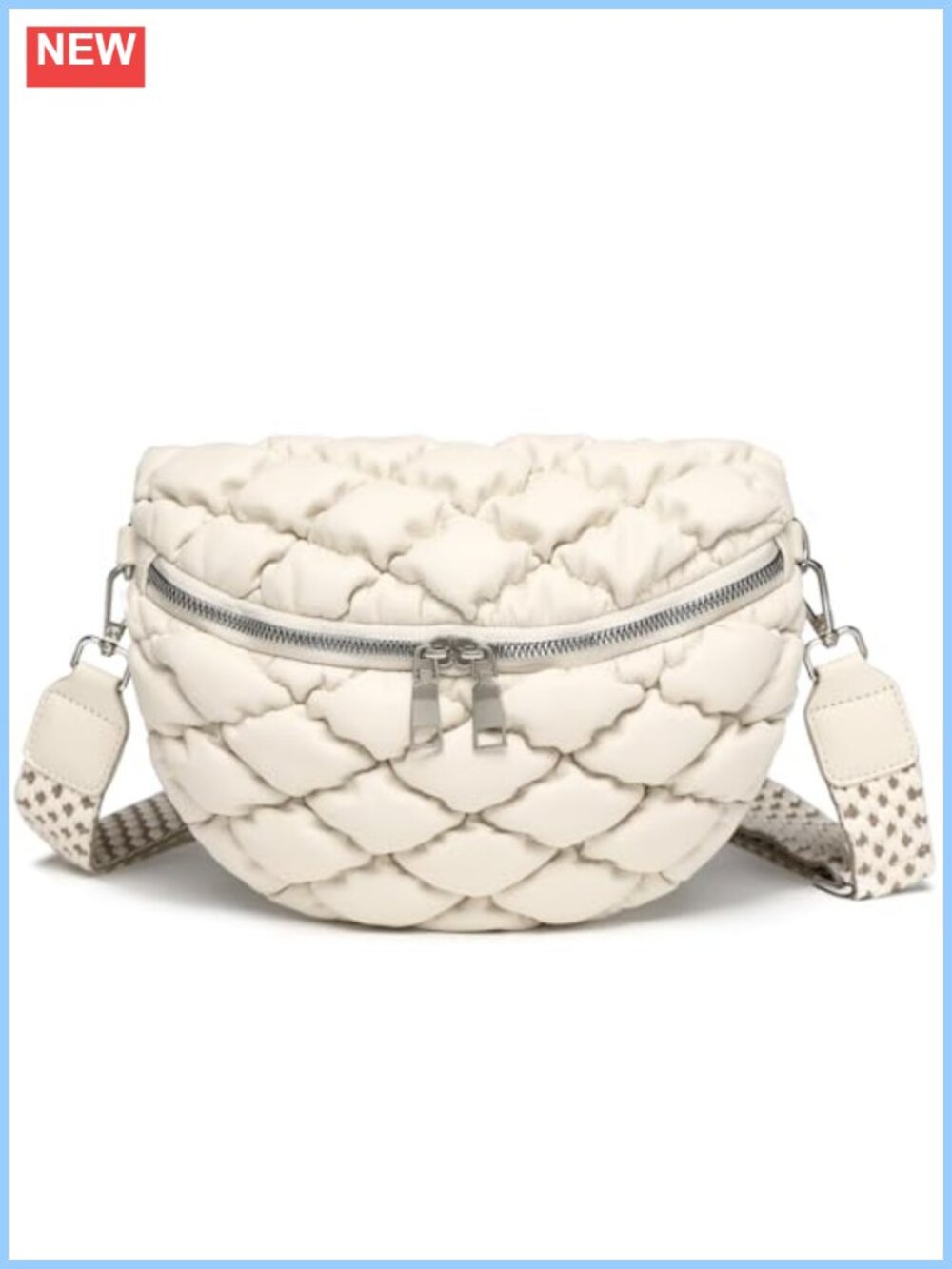 PU Leather Crossbody Bum Bag Anti-Theft Travel Fanny Pack